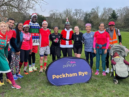 Christmas Volunteer Milestone! - Peckham Rye parkrun #490 - 25/12/24