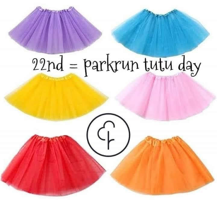 22nd = parkrun tutu day