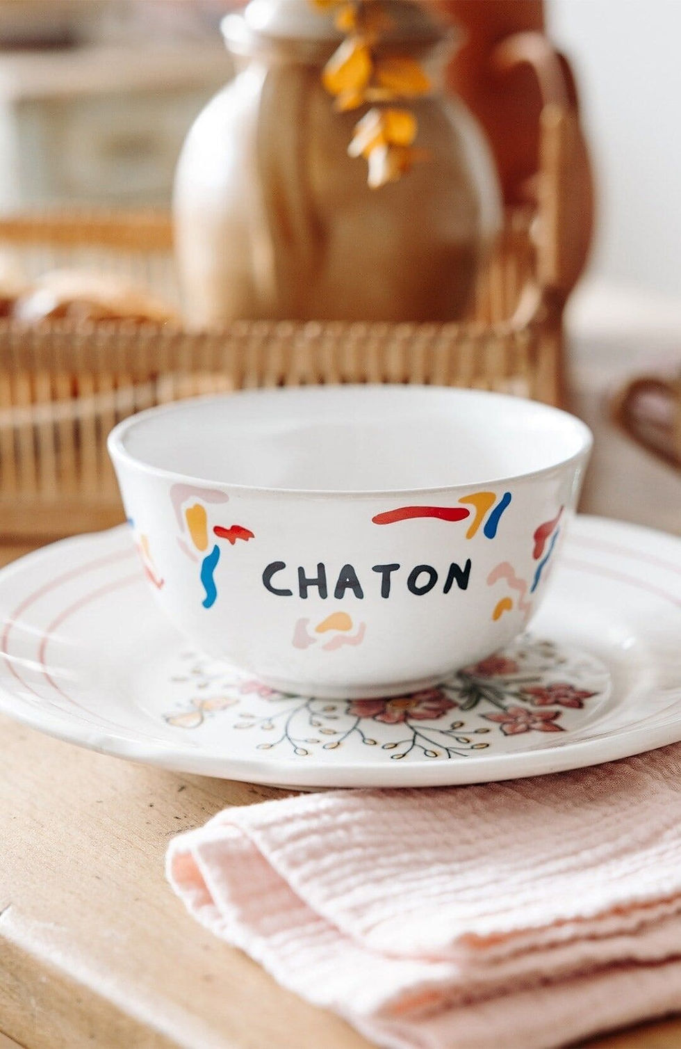 Bol chaton pour la famille