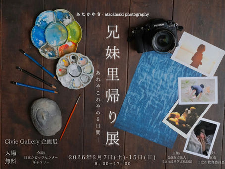 Civic Gallery 企画展　兄妹里帰り展　-あれやこれやの９日間-　　　　