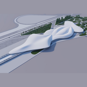 The Etihad Rail Terminal at Sharjah Airport