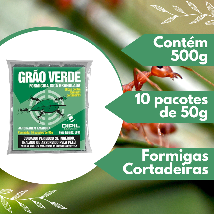 Miniatura: Grão Verde FS Isca Granulada 500g Dipil