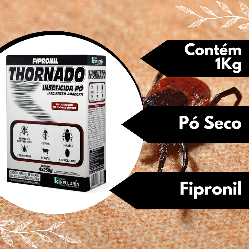 Miniatura: Thornado Inseticida Pó 1kg Kelldrin