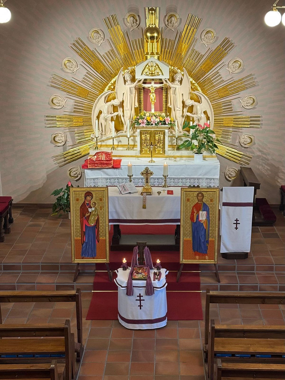 Божественна Літургія Св. Василія Великого. Водосвяття із посвяченням Йорданською Водою. СВ. Мировання