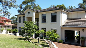 Before and after photos of a exterior window wash in Dundas Valley NSW