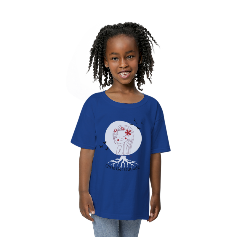 Thumbnail: Girls Get Outside, Day Dreaming - Kids T-Shirt