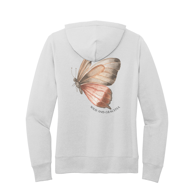Thumbnail: Transformation in Progress, Moth - Women's Pullover Hoodie