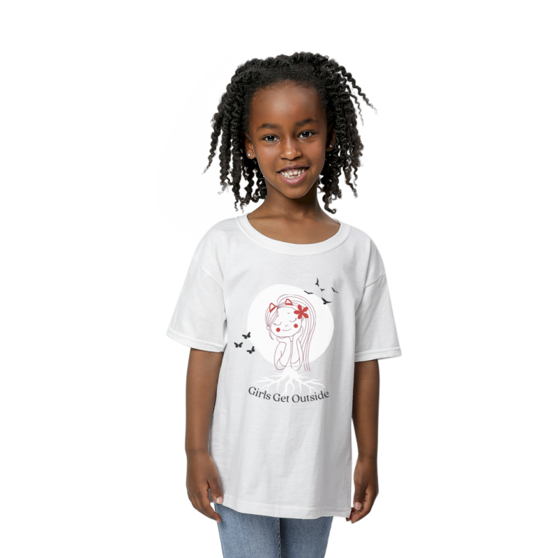 Thumbnail: Girls Get Outside, Day Dreaming - Kids T-Shirt
