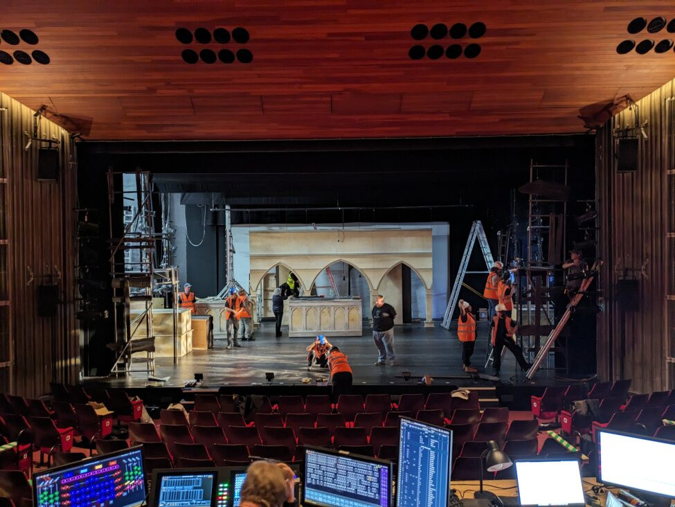 Hunchback Stage Fitup