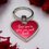 Thumbnail: Love Heart Keyring 