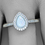 Thumbnail: Silver memorial ring for  ashes, breastmilk, hair or fur