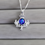 Thumbnail: Silver memorial pendant suitable for ashes, breastmilk, hair or fur. Made with love in the UK