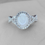 Thumbnail: Silver memorial ring for  ashes, breastmilk, fur or hair