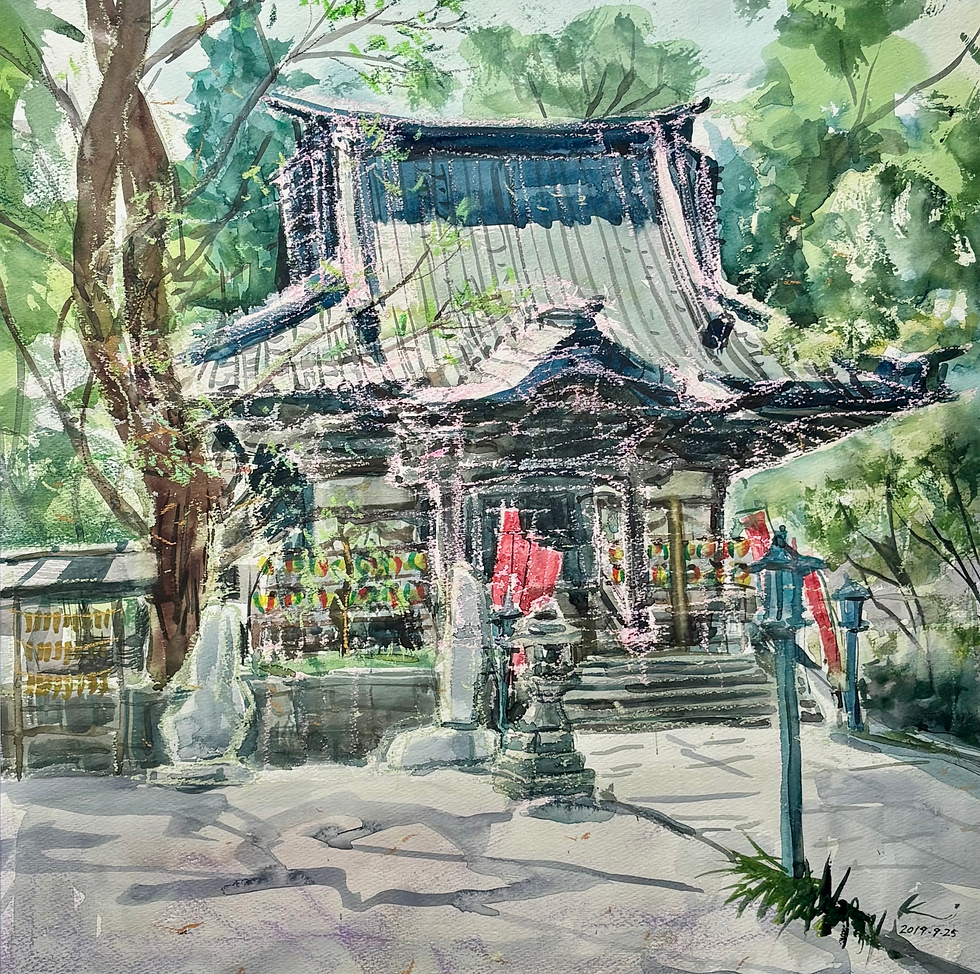Yakushiji temple in Machida - Kumi Matsukawa