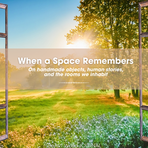 When a Space Remembers: How Japanese Handmade Art and Crafts Transform Interior Spaces