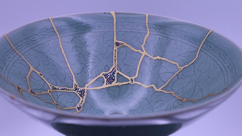 Thumbnail: Jewelry of the Clear Sky: Deep Green Celadon and the Beauty of Kintsugi