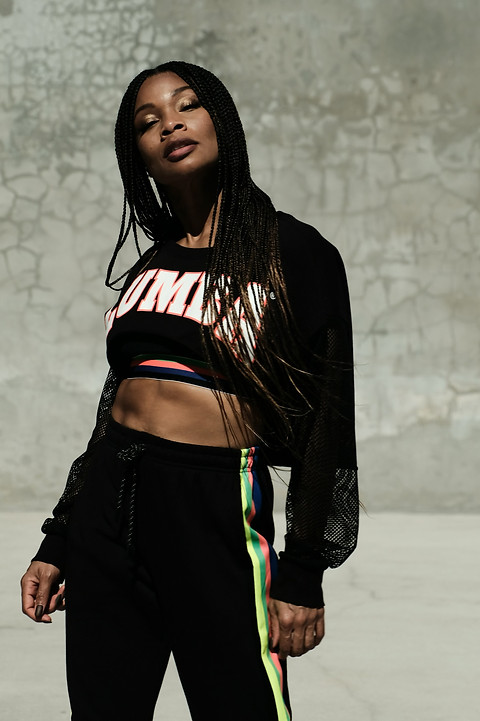 Zumba Wear editorial portrait, Wynwood Miami 2021 — photography by Rodrigo Gaya Villar