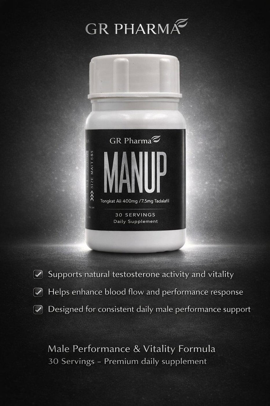Tongat Ali/Tadalafil Hybrid - Manup 407.5mg