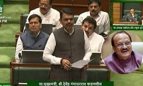 महाराष्ट्राचा 7 लाख 69 हजार कोटींचा अर्थसंकल्प सादर             मुख्यमंत्री फडणवीसांनी मांडला अर्थसंकल्प; दिवंगत उपमुख्यमंत्री अजितदादांच्या स्मृतींना अर्थसंकल्प समर्पीत, शेतकर्‍यांना कर्जमाफीची घोषणा