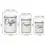 Thumbnail: Kitchen Canisters Food Storage Jar, 3 Piece Set, Country Rustic Farmhouse Canis