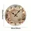 Thumbnail: Wall Clocks, Elegant 10inch Silent Wall Clock With Floral And Lantern Design - 