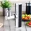 Thumbnail: 3-In-1 Large 360 ° Waterfall Style Kitchen Faucet - Bathroom Washbasin Faucet, 