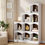 Thumbnail: 68.9"H x 47.2"W Freestanding Ladder Etagere Bookcase