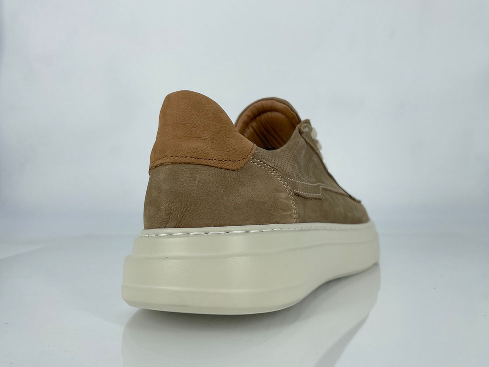 Thumbnail: ΑΝΔΡΙΚΟ ΔΕΡΜΑΤΙΝΟ SNEAKER ΠΟΥΡΟ NUBUCK 25