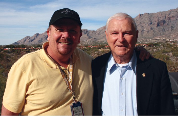 With Colonel Badger