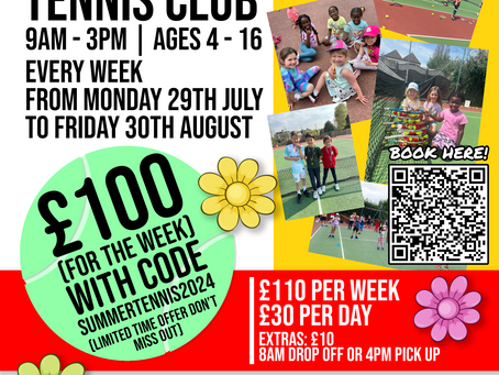 Summer Holiday Tennis Camp