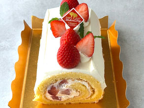 いちごのロールケーキ