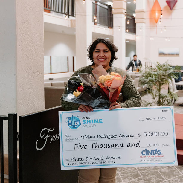 The grand-prize winner, Miriam Rodriguez Alvarez, a housekeeper at Best Western Plus Villa Del Lago 