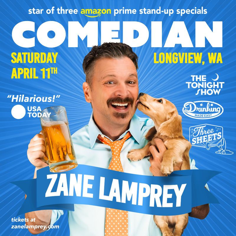 Amazon Prime comedian ZANE LAMPREY