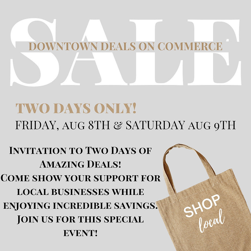Downtown Deals on Commerce
