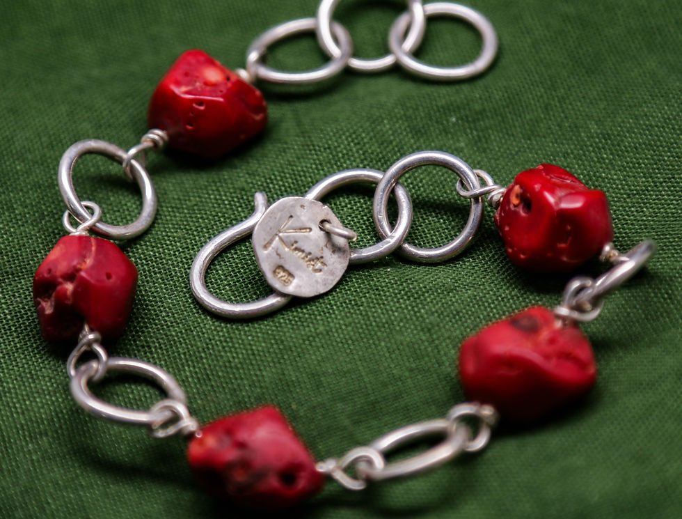 Thumbnail: Cherries in the Snow Bracelet