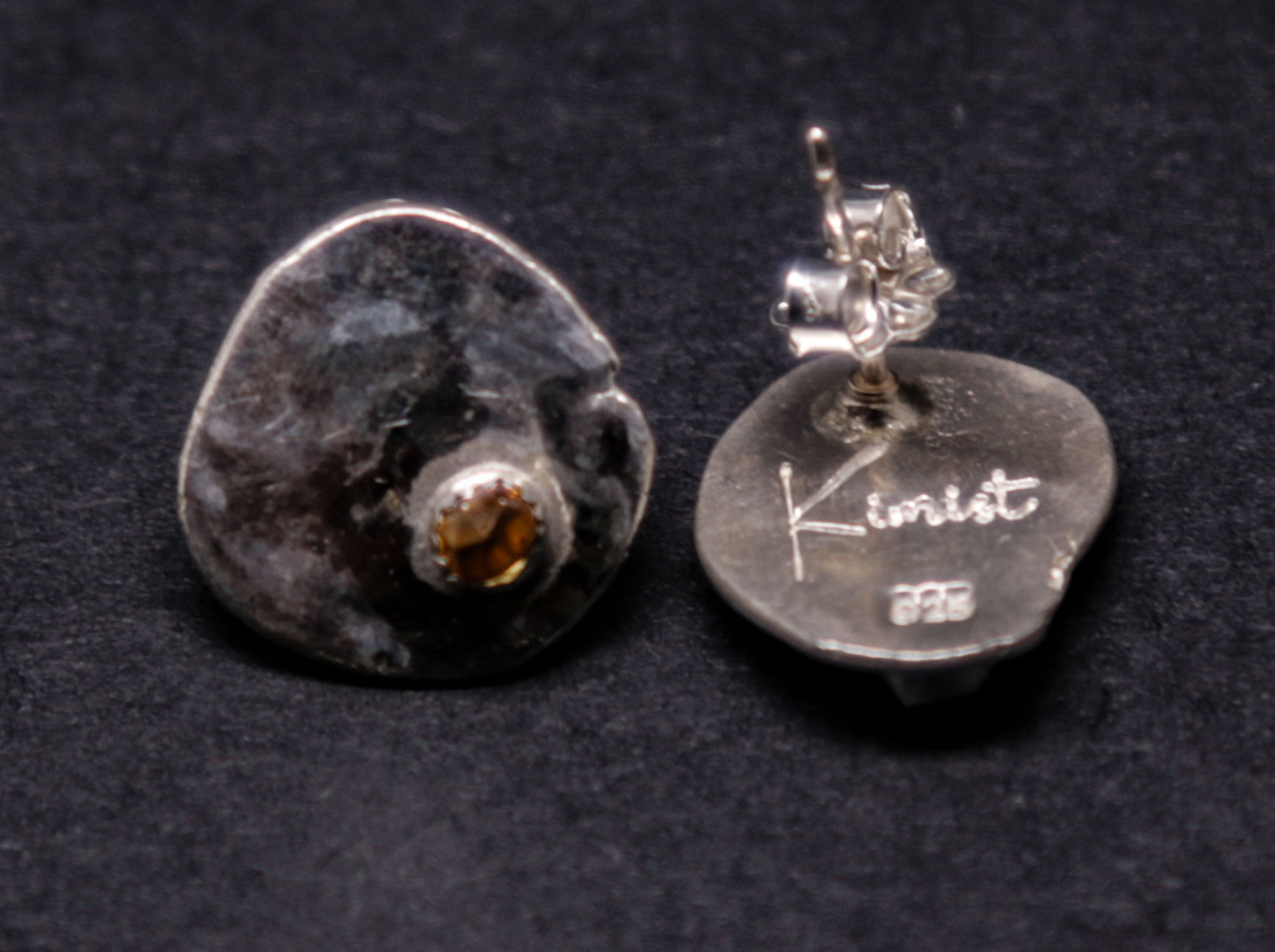 Over Easy Stud Earrings