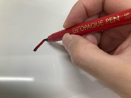 Actual writing image.