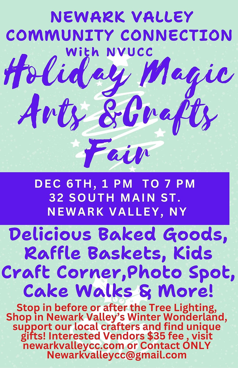 Holiday Magic Arts and Crafts Fair and Bake Sale