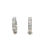 Thumbnail: Sterling Silver CZ Huggie Hoops Earrings-Classic & Elegant