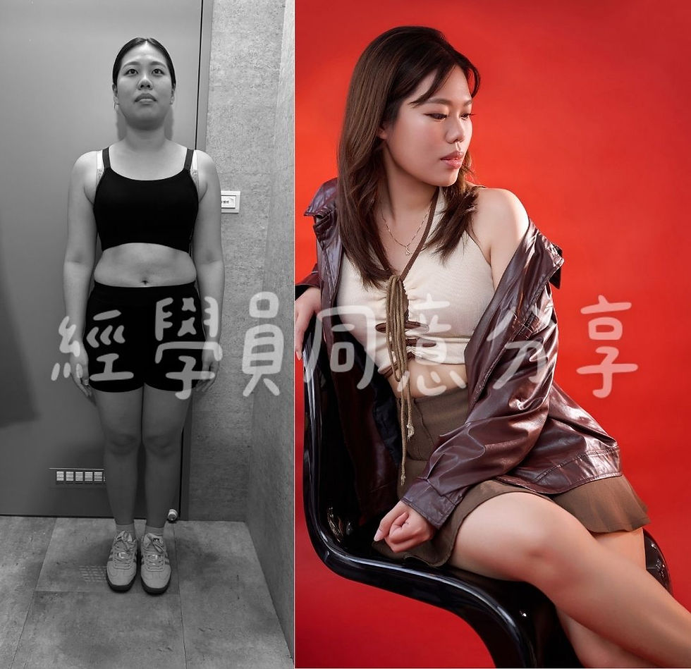 24歲上班族減脂成功案例|人資女孩3個月瘦7公斤