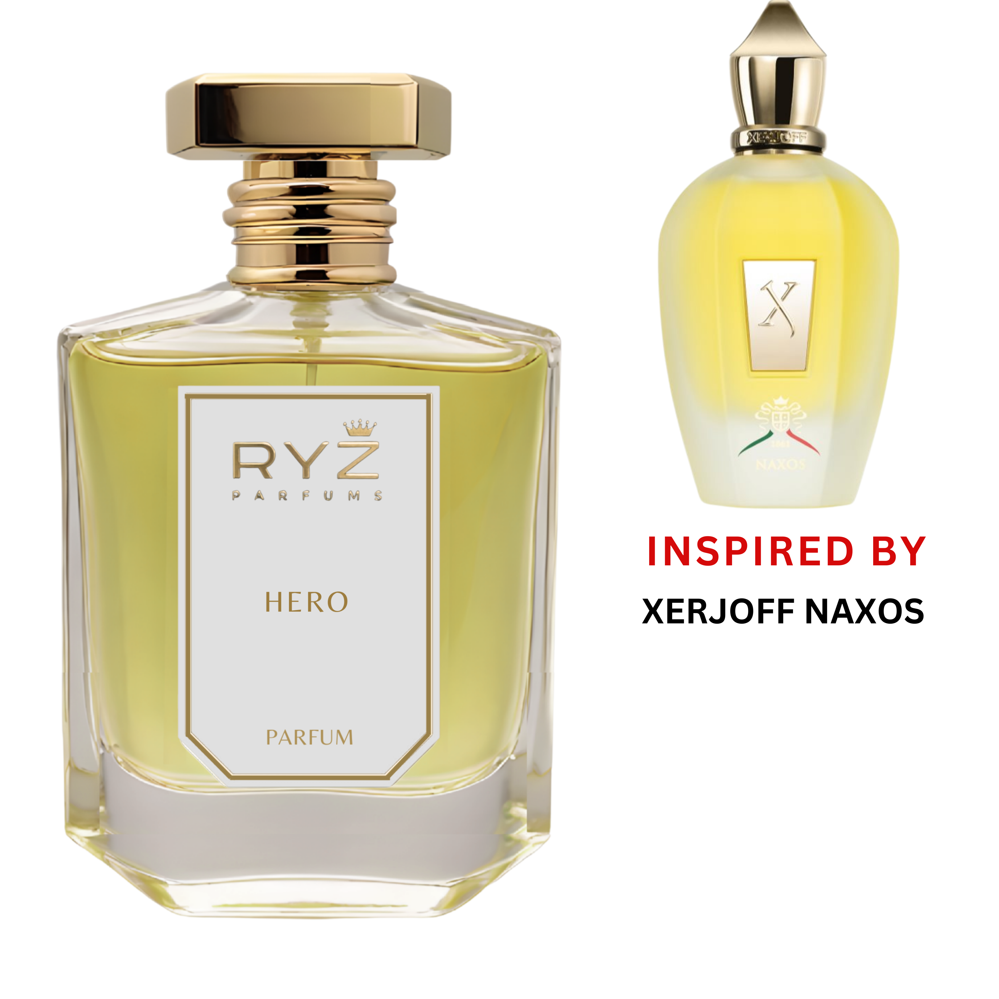 RYZ Parfums - Hero 100ML Parfum (Inspired By Xerjof Naxos)