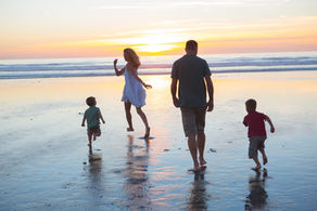 Del Mar Dog Beach Family Photos - San Diego Family Photographer