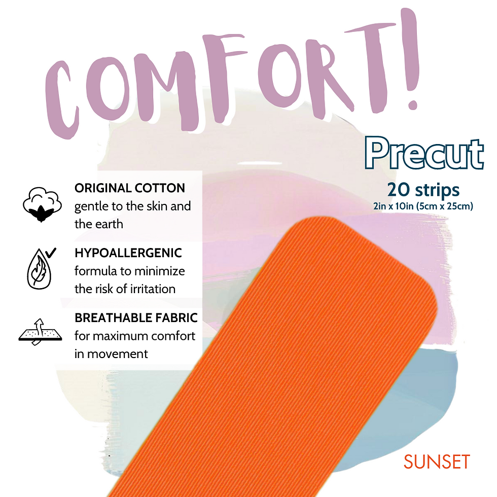 Thumbnail: COMFORT!™ SUNSET PRECUT KINESIOLOGY TAPE