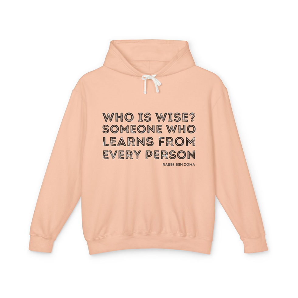 Thumbnail: "Who is Wise?" Unisex Lightweight Hooded Sweatshirt