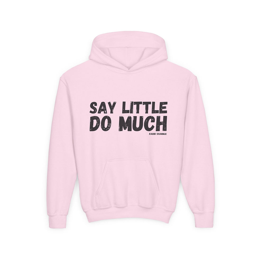 Thumbnail: "Say Little, Do Much" Youth Heavy Blend Hooded Sweatshirt
