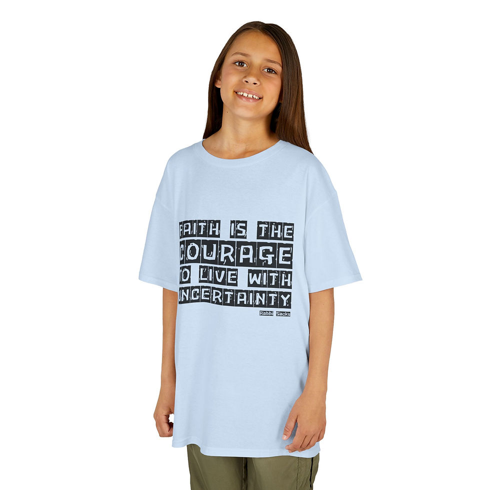 Thumbnail: "Faith Is" Kids Heavy Cotton™ Tee