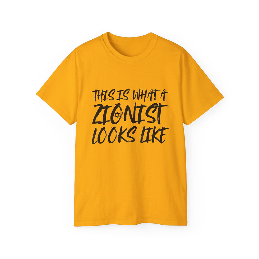 Thumbnail: "This Is What A Zionist Looks Like" - Comfortable Cotton Shirt