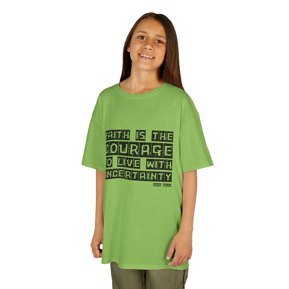 Thumbnail: "Faith Is" Kids Heavy Cotton™ Tee