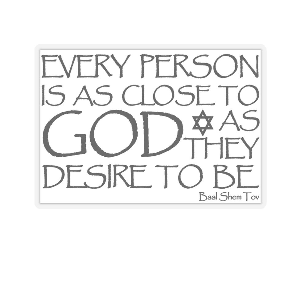 Thumbnail: "Close to G-d" Sticker