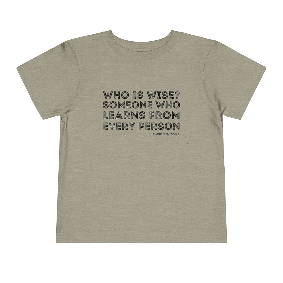"Who is Wise?" Toddler Short Sleeve Tee